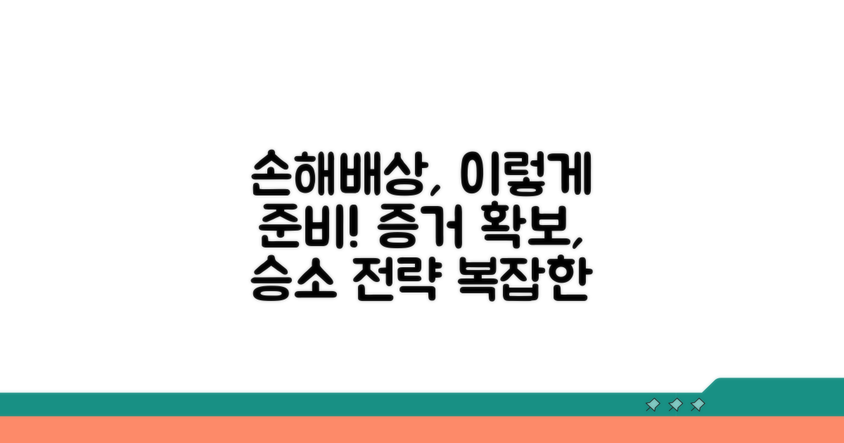 손해배상 청구: 증거 확보와 준비 방법