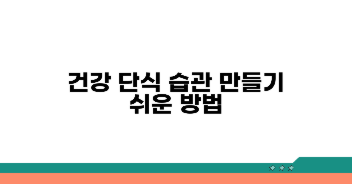 건강한 단식 습관 만들기