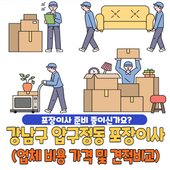 강남구 압구정동 포장이사
