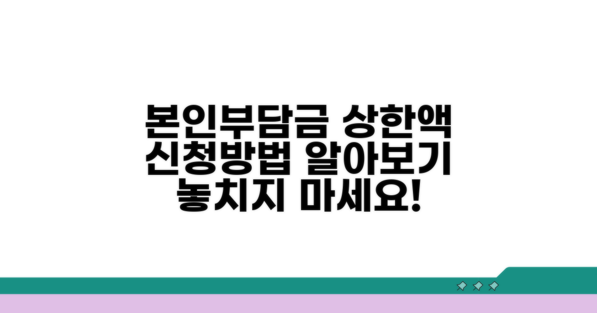 본인부담금 상한액 신청 방법