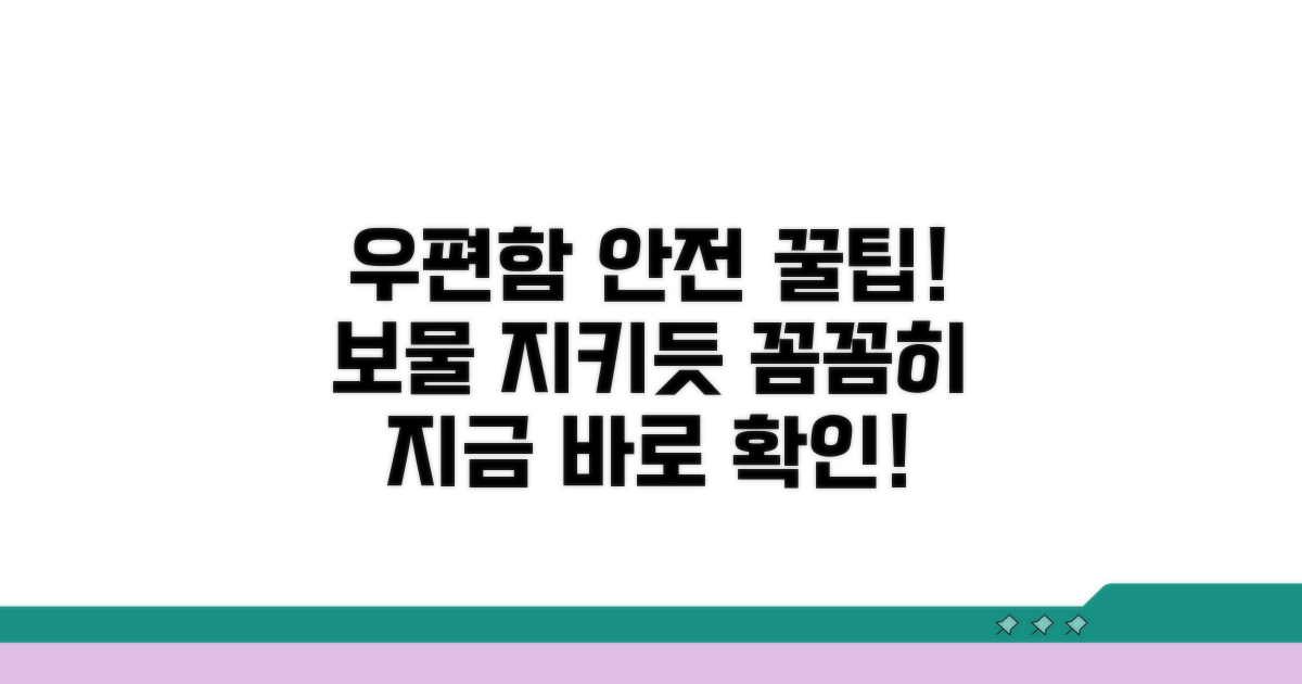 안전한 우편함 사용법