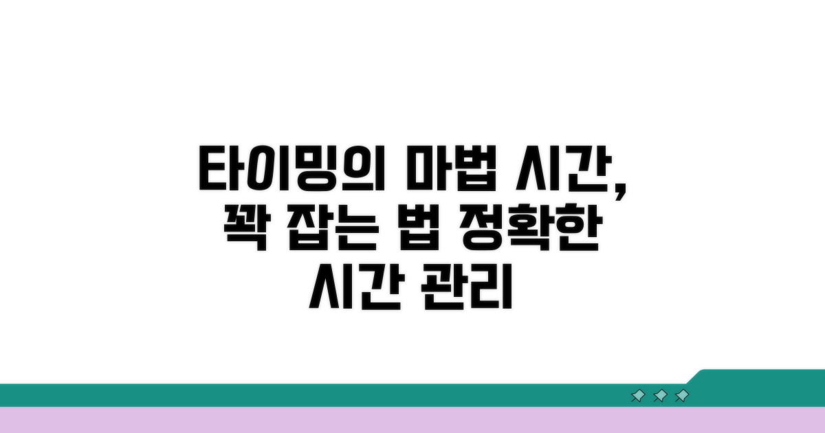 시간 간격 정확히 지키는 법