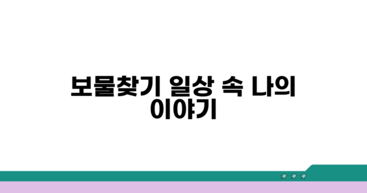 일상 속 보물찾기, 나의 이야기 시작