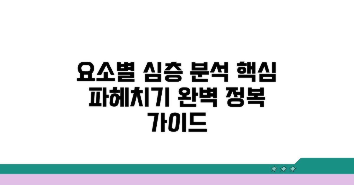 평정 요소별 상세 분석