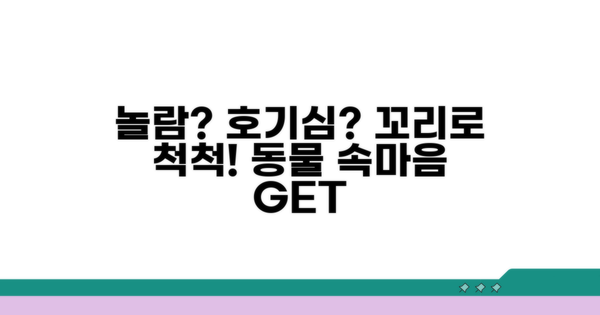놀람과 호기심, 꼬리로 알 수 있다