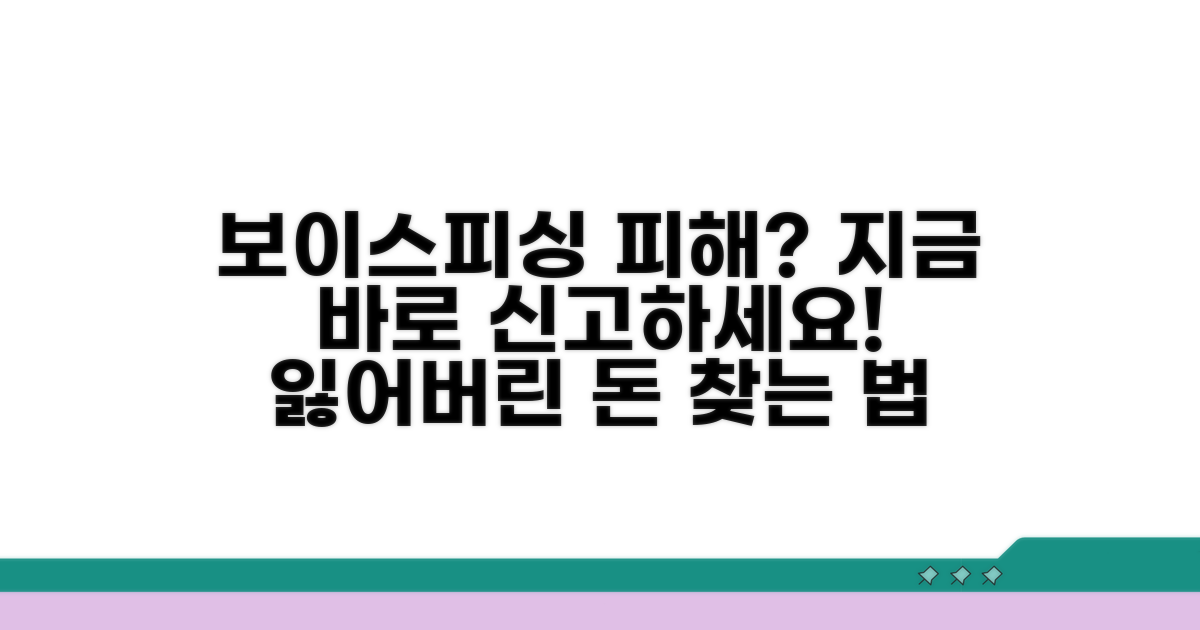 보이스피싱 피해 후속 조치 가이드