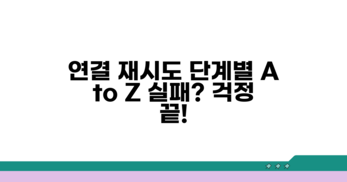 단계별 연결 재시도 가이드
