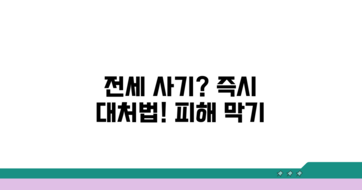 전세 사기 피해 발생 시 대처법