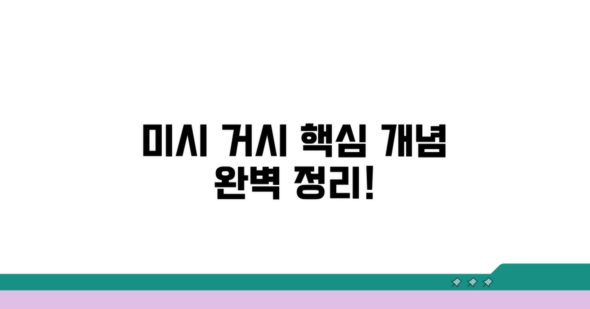 미시 거시 핵심 개념 완벽 정리