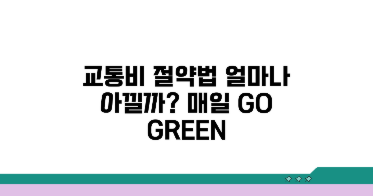교통비 얼마나 아낄 수 있을까?