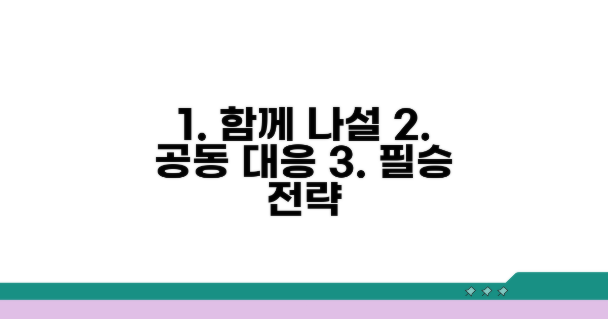 함께 나설 공동 대응 방법