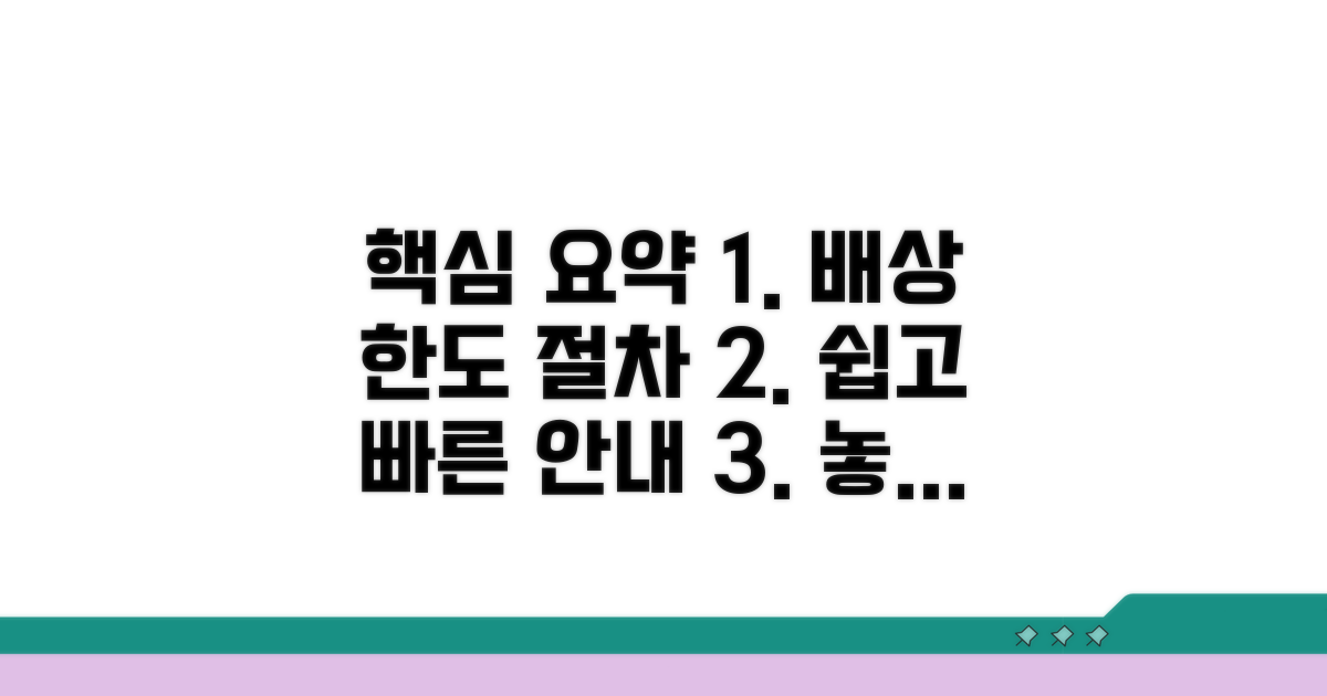 배상 한도와 절차 상세 안내