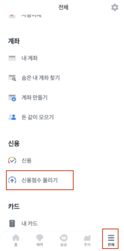 신용점수 올리는 방법