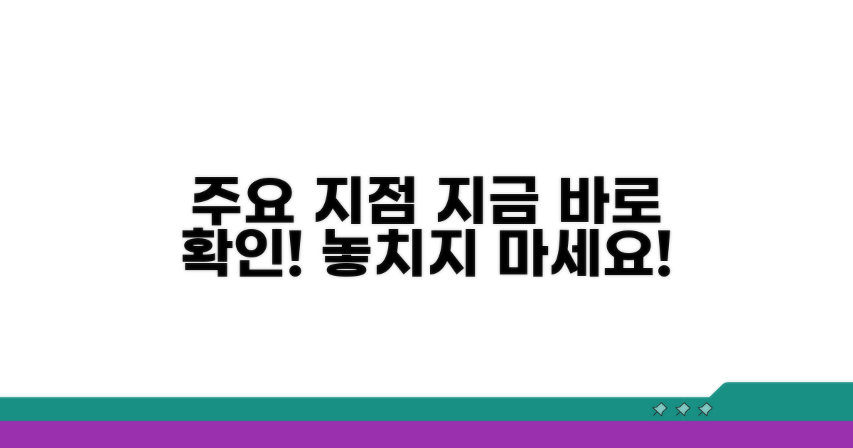 이용 가능한 주요 지점 안내