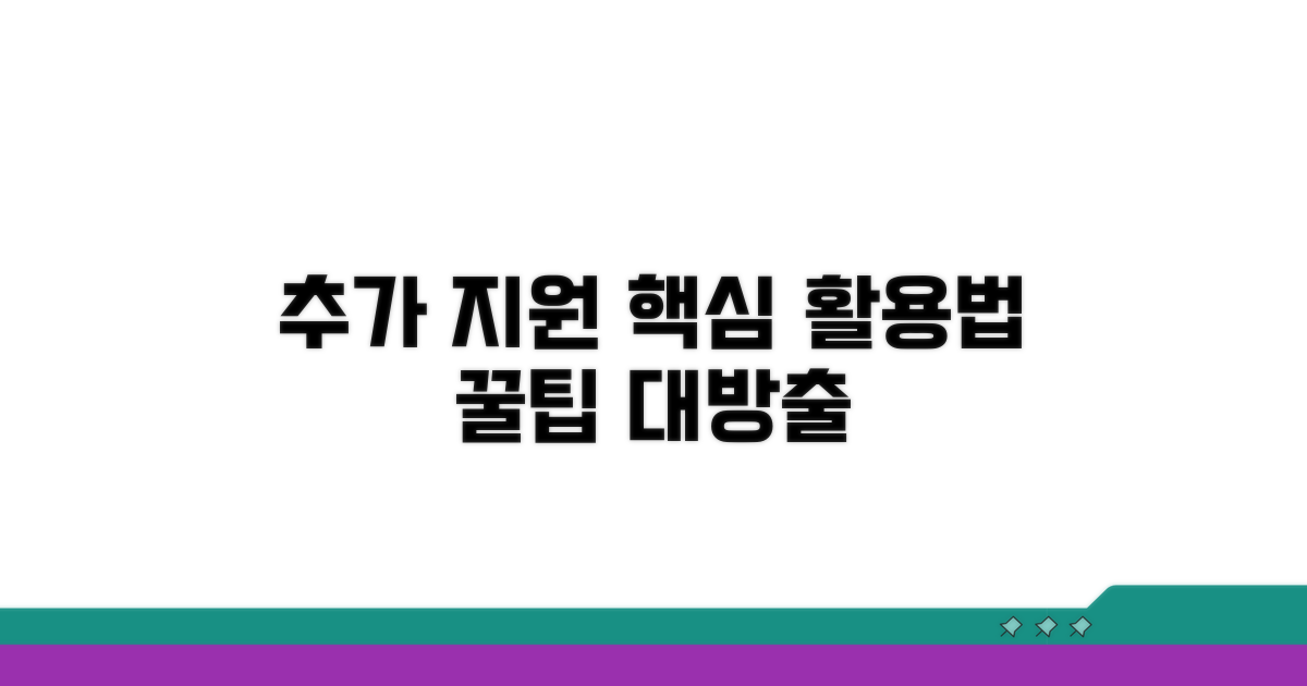 추가 지원 정보와 활용 노하우