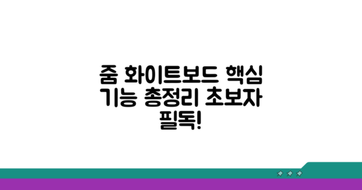 줌 화이트보드 기본 기능 완벽 분석