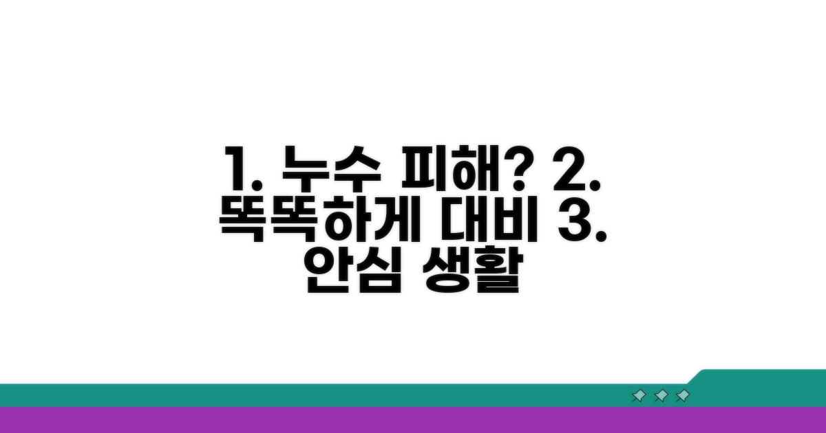 스마트하게 누수 피해 대비하기