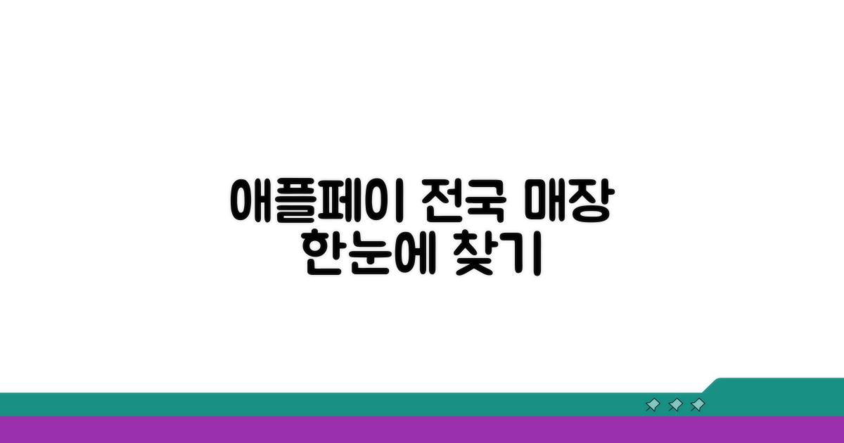 애플페이 가능한 매장 한눈에 보기