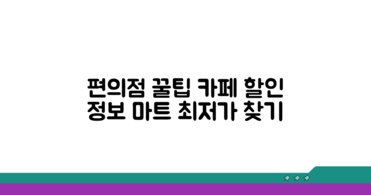 편의점, 카페, 마트 사용처 확인
