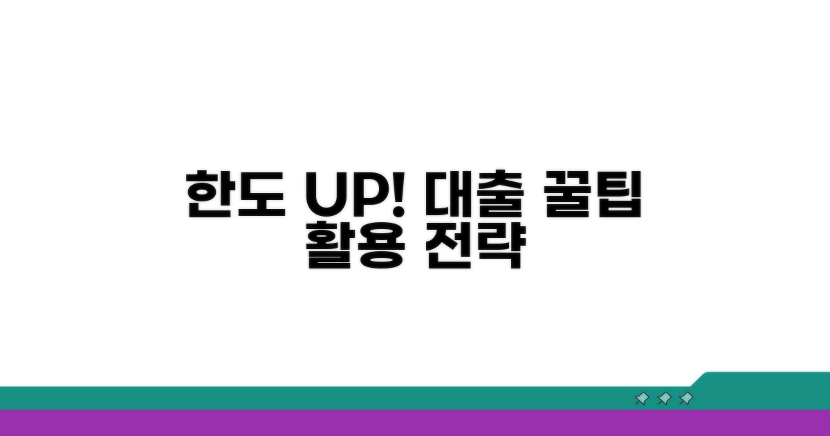 한도 UP! 대출 활용 꿀팁 정리