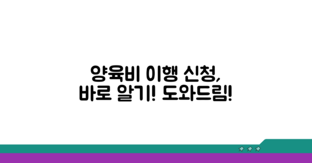 양육비 이행관리원 소개와 신청 방법