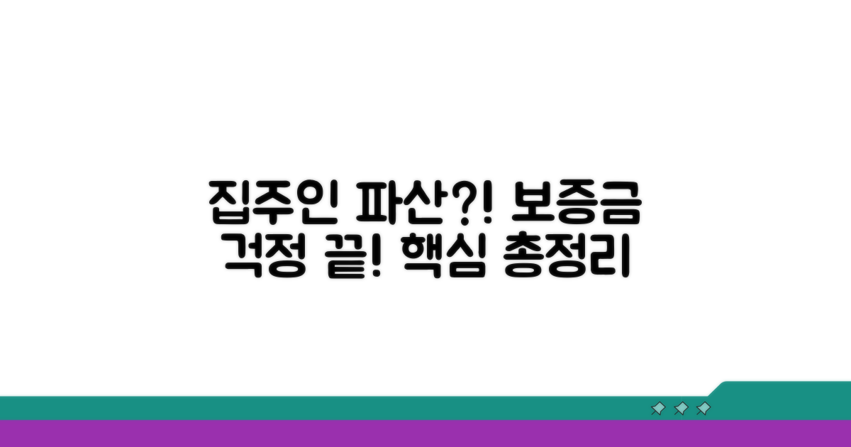 집주인 파산 시 보증금 문제 총정리