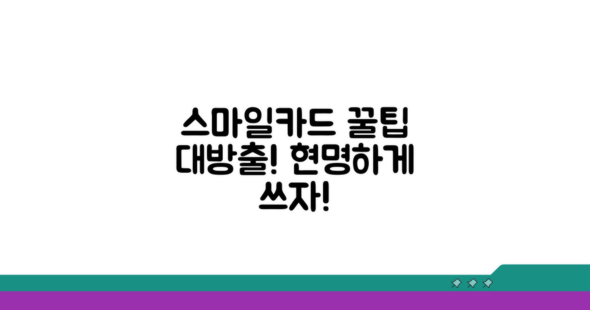 스마일카드, 현명하게 활용하는 법