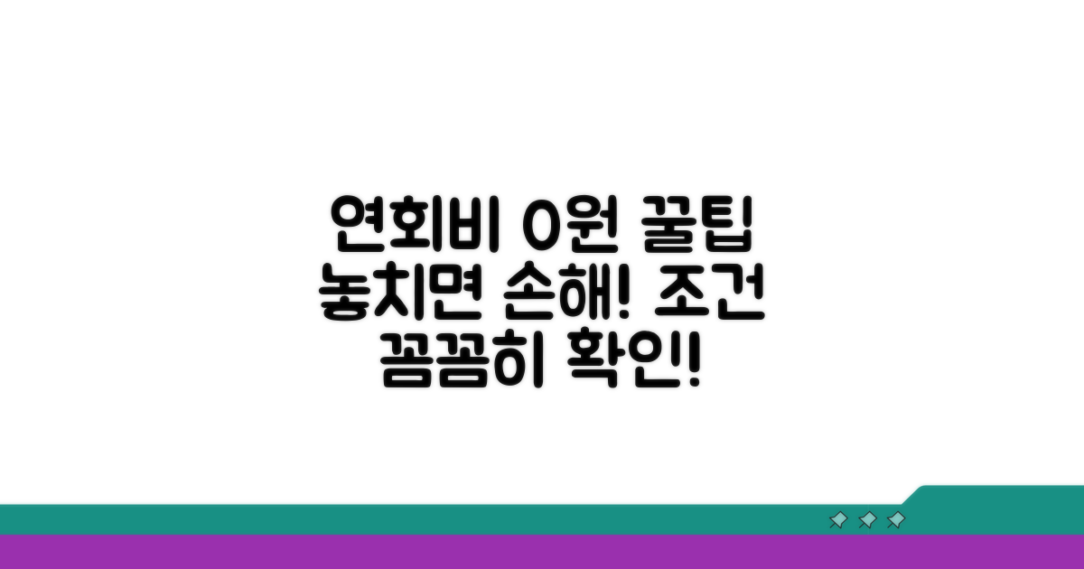 연회비 면제 조건, 꼼꼼히 확인!