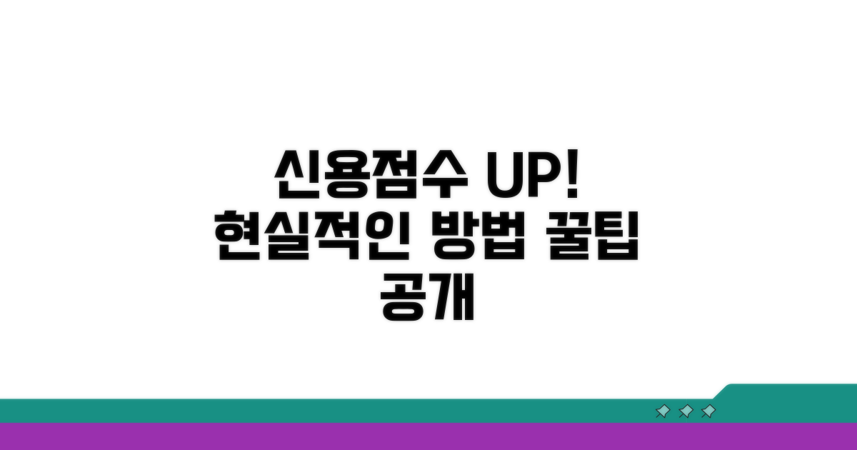 신용점수 올리는 현실적인 방법