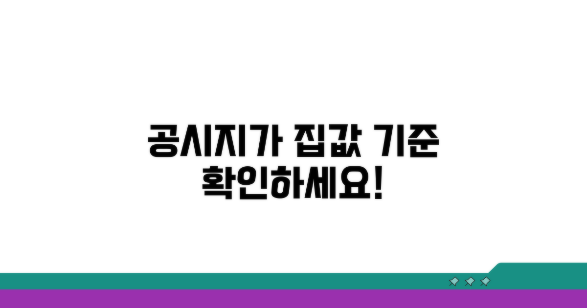 공시지가, 집값의 기준 확인하기