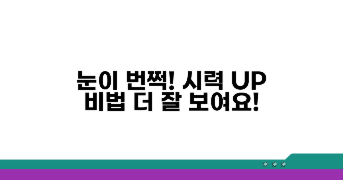 더 나은 시력, 이렇게 만들어요