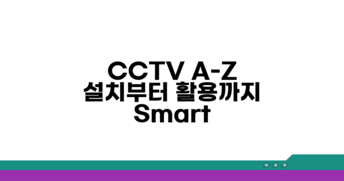 CCTV 활용법과 설치 절차