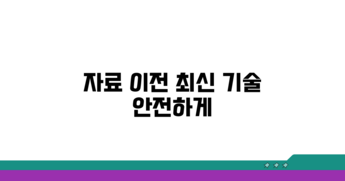 안전하게 자료 옮기는 최신 기술