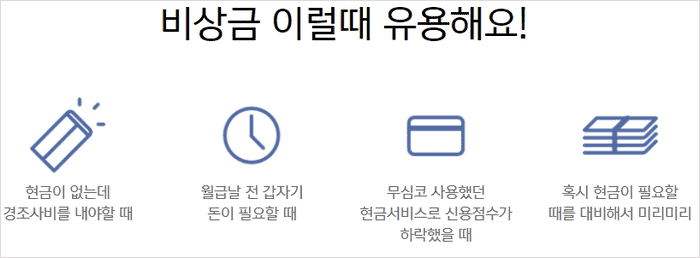카카오뱅크 비상금대출
