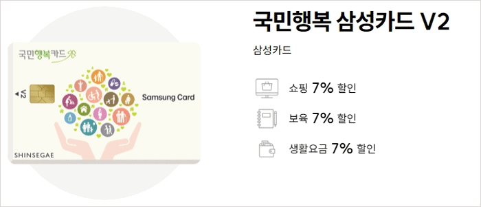 국민행복 삼성카드 V2