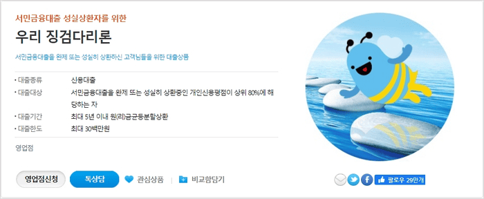 징검다리론 우리은행