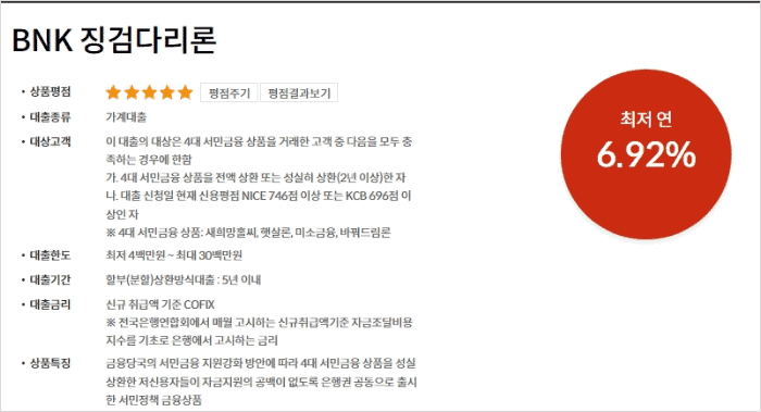 징검다리론 부산은행