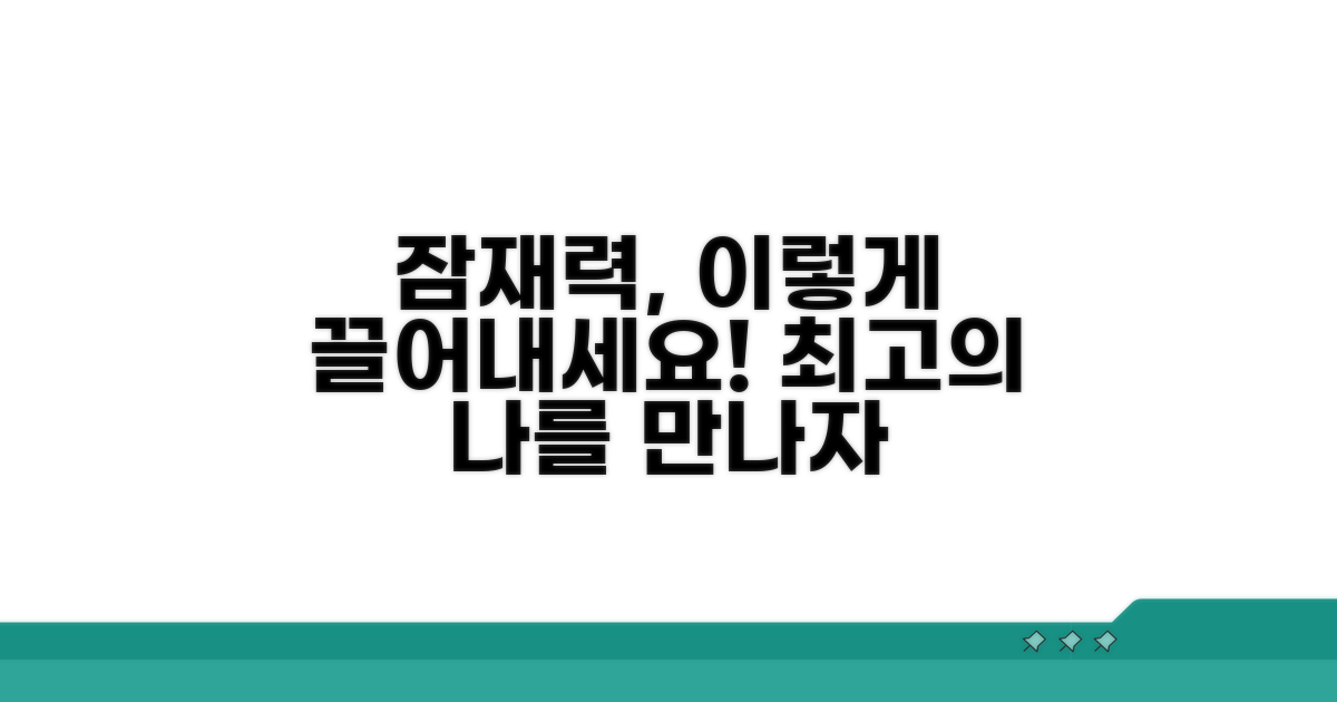 숨겨진 잠재력, 끌어내는 방법은