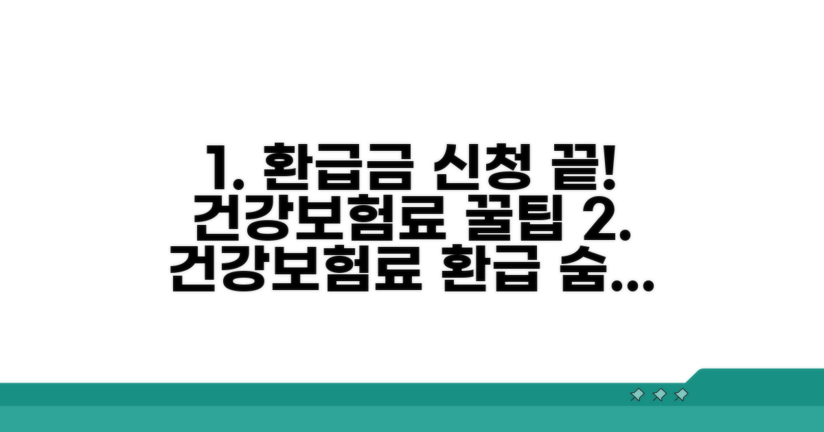 건강보험료 환급금, 이것만 알면 신청 끝