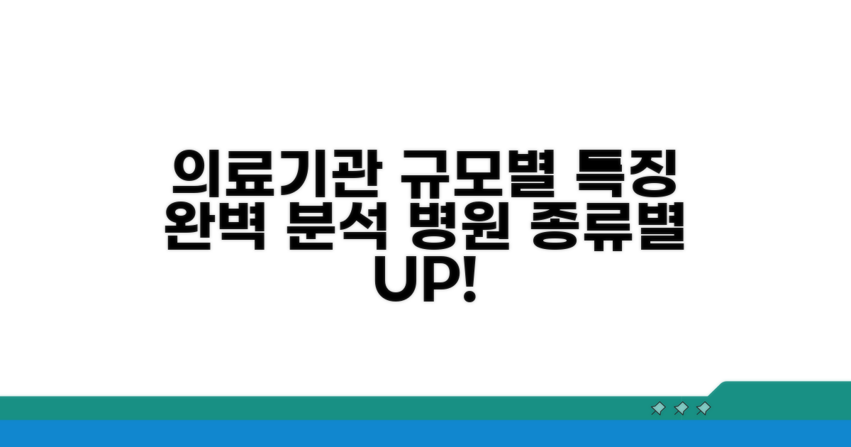 규모별 의료기관 특징 분석
