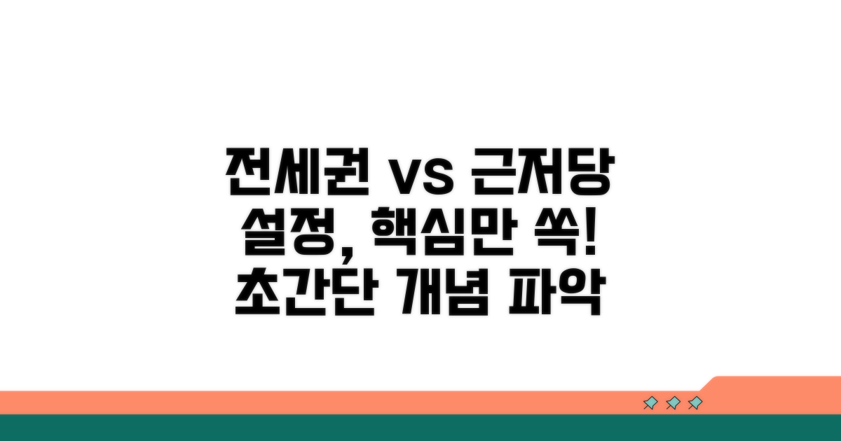 전세권부 근저당 설정 기본 개념