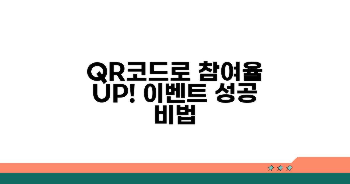 이벤트 QR코드, 참여율 높이는 비법