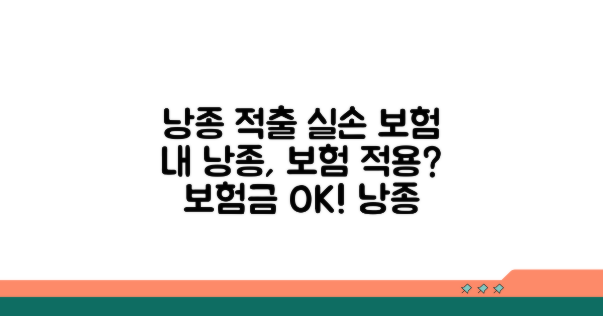 낭종 적출 수술, 실손 보장 조건 확인