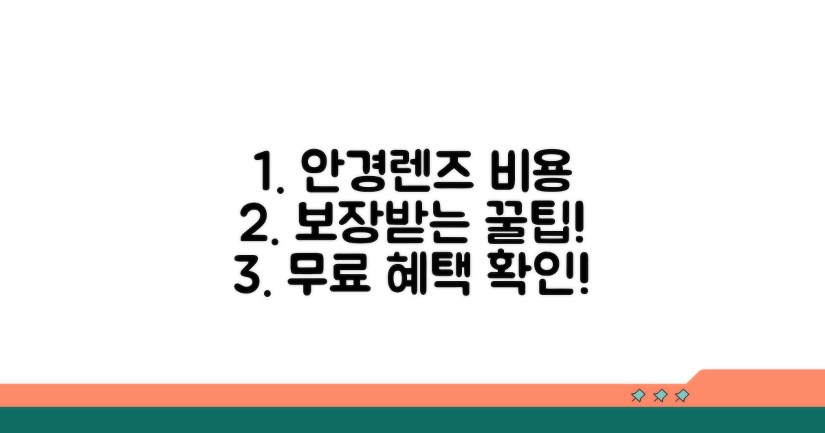 안경/렌즈 비용, 보장받는 방법은?