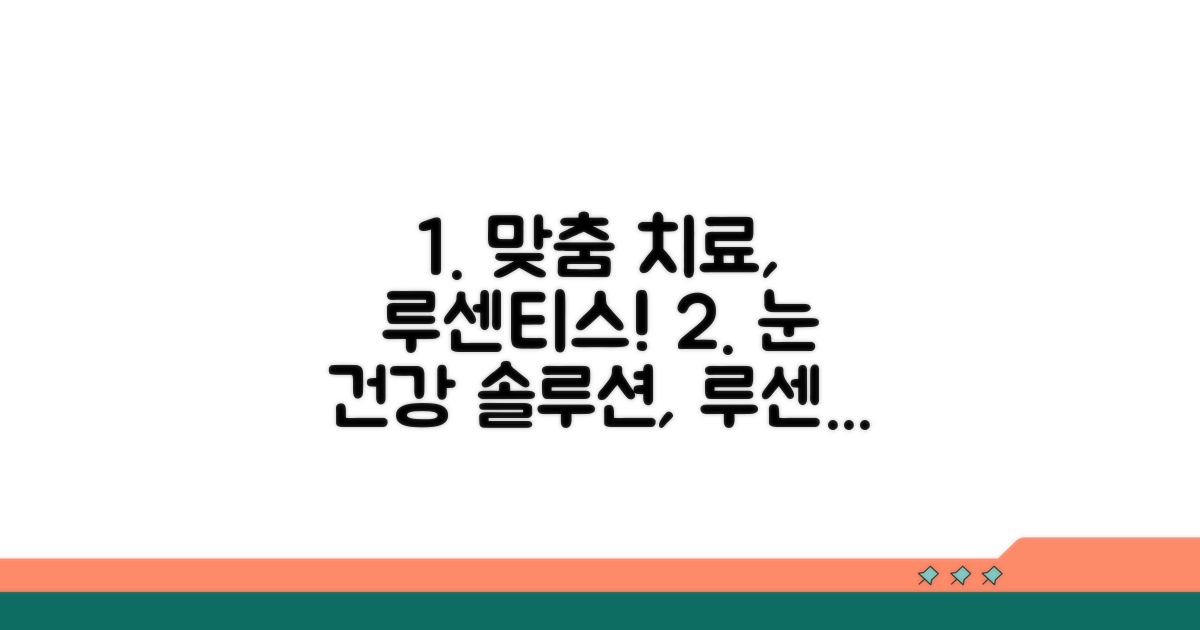 환자 맞춤 치료, 루센티스 활용법