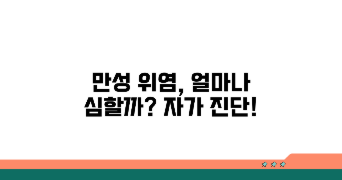 만성 위염, 어느 정도일까?