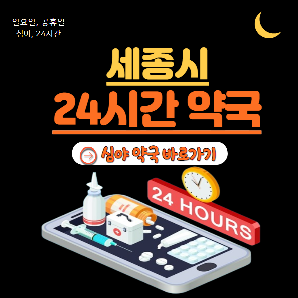 세종시 24시 약국